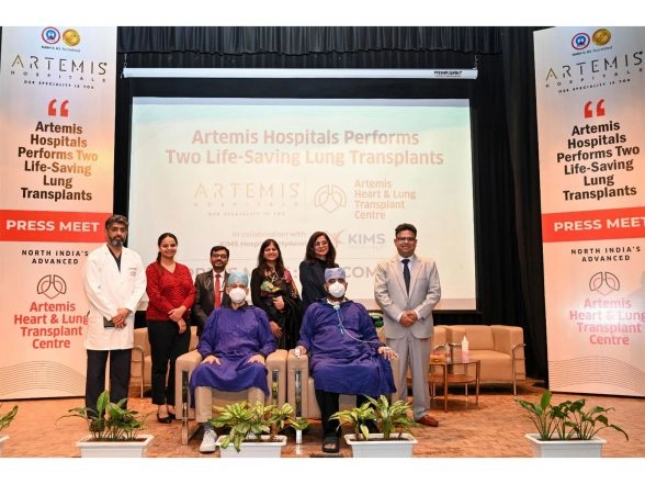Business News | Two Life-Saving Lung Transplants Give New Breath to Patients at Artemis Hospitals