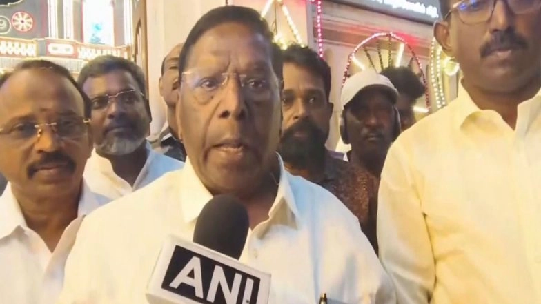 India News | Former Puducherry CM Velu Narayanasamy Extends Christmas Greetings