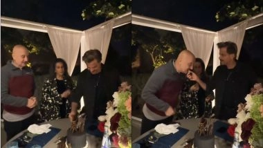Entertainment News | Anil Kapoor Celebrates a Quiet Birthday with Longtime Friend Anupam Kher, Family