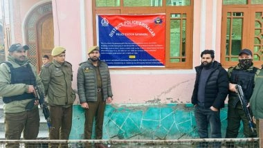 India News | Srinagar Police Attach Property Worth Rs 3 Crores of Notorious Drug Peddler