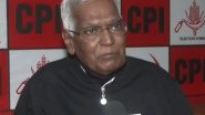 India News | D Raja Slams Government's Handling of Economy, Criticises Court Order Granting Bail to Kuldeep Sangar