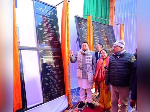 India News | Uttarakhand CM Dhami Inaugurates, Lays Foundation Stone for Development Projects Worth Rs 121 Crore in Nainital