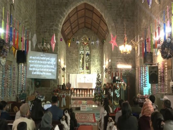 India News | Himachal: St John Church Attracts Tourists Celebrating Christmas Spirit Across Religions in Dharamshala
