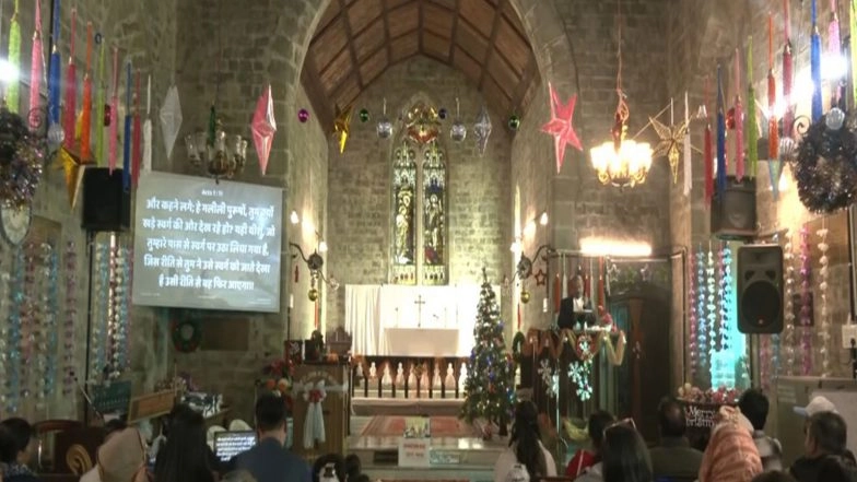 India News | Himachal: St John Church Attracts Tourists Celebrating Christmas Spirit Across Religions in Dharamshala