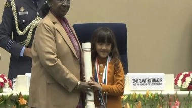 India News | President Murmu Distributes 'Pradhan Mantri Rashtriya Bal Puraskar' Awards on Veer Bal Diwas