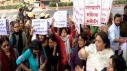 India News | Women Protest Outside Delhi HC Against Bail to Unnao Rape Convict Kuldeep Singh Sengar