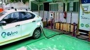 Business News | Centre Installs over 27,000 Electric Vehicle Charging Stations at Petrol Pumps Across India