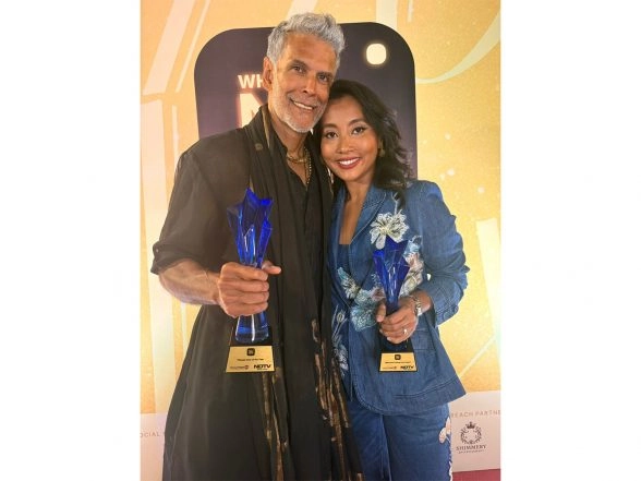 Business News | Milind Soman and Ankita Konwar Honoured at NDTV Who's Next 2025 as Fitness Icon of the Year and Millennial Fitness Icon