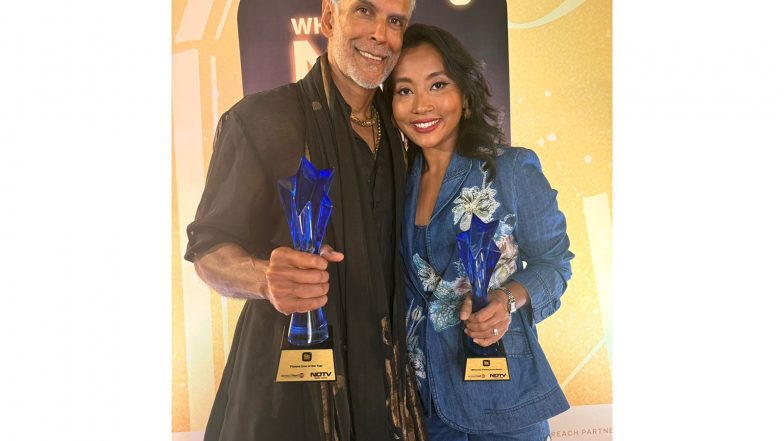 Business News | Milind Soman and Ankita Konwar Honoured at NDTV Who's Next 2025 as Fitness Icon of the Year and Millennial Fitness Icon