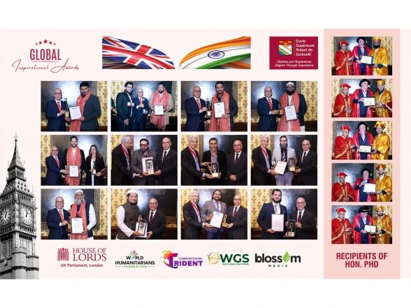 Business News | Indians Honoured at the British Parliament for Exceptional Service to Society