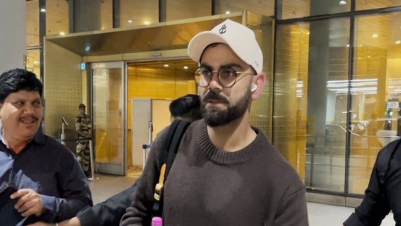 Entertainment News | Virat Kohli Papped at Mumbai Airport Hours After Back-to-back Match-winning Knocks at Vijay Hazare Trophy
