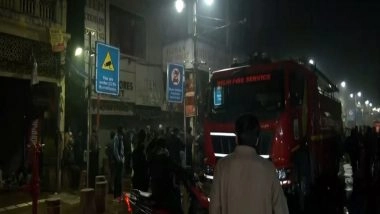 India News | Delhi: Fire Erupts at Shop in Chandni Chowk's Kucha Rehman Area