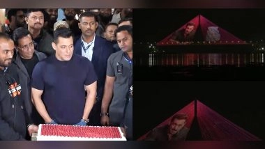 Entertainment News | Bandra-Worli Sea Link Illuminated on Salman Khan's 60th Birthday