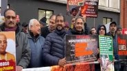 World News | Indian, Bangladeshi Hindu Communities Protest Killings of Hindus Outside Bangladesh High Commission in London