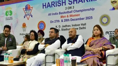 Sports News | Harish Sharma 3 on 3 All India Basketball Championship Begins at IG Stadium