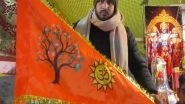 India News | Demand Surges for Ram Mandir Flag in Ayodhya, Shopkeepers Give Special Orders