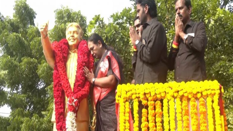 India News | Leaders Pay Tribute to Former DMDK Chief Captain Vijayakanth in Chennai on His 2nd Death Anniversary