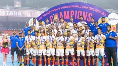 Sports News | Indian Junior Men's Hockey Team Cap off a Successful 2025 with Two Major International Medals