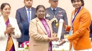 World News | President Murmu Honours Seven Summits Achiever Vishwanath Karthikey with PM Bal Puraskar