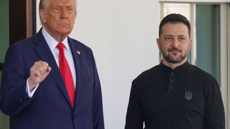 World News | Zelenskyy, Trump to Hold High-stakes Peace Talks in Florida Amid Intensifying Russian Strikes on Kyiv