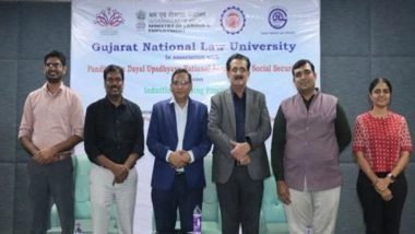 India News | Gujarat National Law University Hosts Valedictory Session of Four-week Induction Training Programme