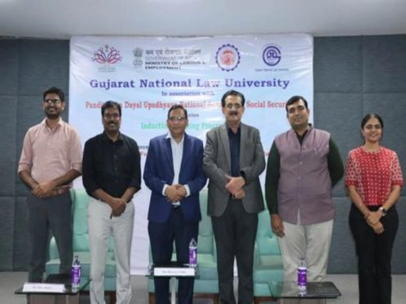 India News | Gujarat National Law University Hosts Valedictory Session of Four-week Induction Training Programme