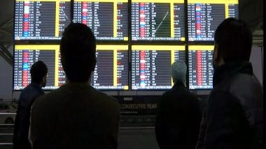 India News | Dense Fog in Delhi Delays Flights, Causing Schedule Disruptions at IGI Airport