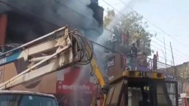 India News | Chhattisgarh: Fire at SS Plaza in Korba Brought Under Control, No Loss of Lives