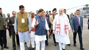 India News | Assam CM Welcomes Amit Shah Ahead of Batadrava Cultural Project Inauguration in Nagaon