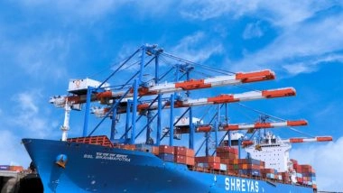 Business News | Kandla International Container Terminal Records Cumulative 78,06,220 MTs of Annual Cargo Handling