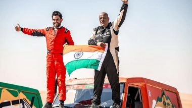 Sports News | Sanjay Takale, Only Indian Car Rallyist at Dakar, Returns with Team Aerpace Racers