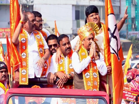 India News | Maharashtra: Shiv Sena Pune City Chief Pramod Nana Bhangire Files Nomination for PMC Polls from Ward 41
