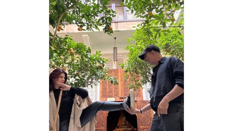 Akshay Kumar’s Funny Yet Sweet Birthday Wish for Wife Twinkle Khanna; Says She ‘Hits Harder Than Any Stunt’ (View Pic)