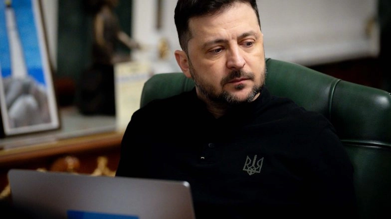 World News | Zelenskyy Briefs German Chancellor on Trump Meeting