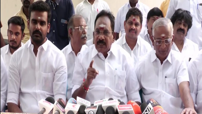 India News | Hoping Vijay Doesn't End Up Like Kamal Haasan: AIADMK Leader Sellur Raju Takes a Dig at TVK Chief