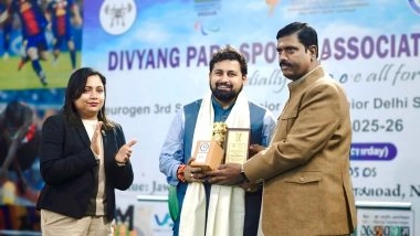 Business News | Vinay Kumar Dubey, Chairman VKDL NPA Advisory Council, Honoured at Prestigious DPSA Para Powerlifting Event in Delhi