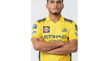 Business News | LPU Student Prashant Veer Creates IPL History as the Most Expensive Uncapped Player, Signed by Chennai Super Kings for ₹14.20 Crore