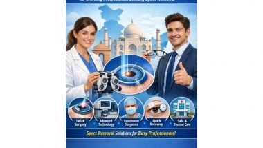 Business News | 5 Eye Hospitals in India for Working Professionals Seeking Specs Removal