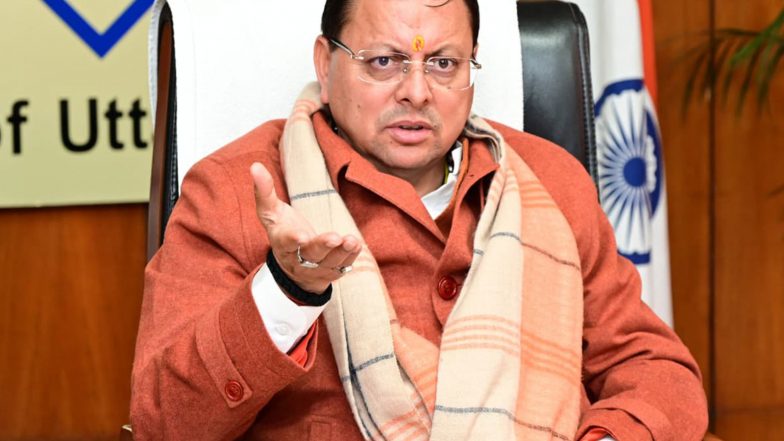 India News | Uttarakhand CM Directs Officials to Intensify Traffic Management Amid New Year Tourism Surge