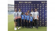 Business News | SBI Life & BCCI Facilitate a Once in a Lifetime 'Meet & Greet' for Five Young Girls from Udayan NGO with the Indian Women's Cricket Team