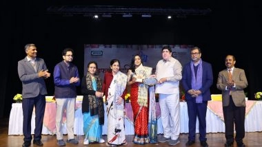 India News | Renowned Writer Maitreyi Pushpa Conferred with IFFCO Sahitya Samman 2025, Ankita Jain Receives Yuva Sahitya Samman