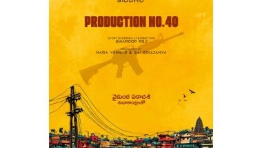 Entertainment News | Siddhu Jonnalagadda's Next Movie Announced, Shoot to Start Soon