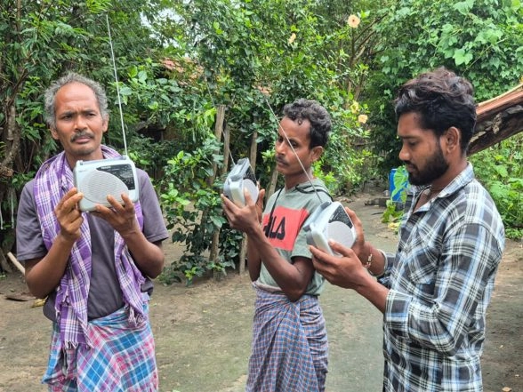 India News | Chhattisgarh: CRPF Distributes Radios in Villages Under Civic Action Programme