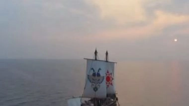 India News | INSV Kaundinya Continues Its Historic Voyage, Reviving Ancient Indian Seafaring Traditions