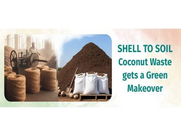 Business News | From Shell to Soil: India's Urban Local Bodies Recycle Coconut Waste into Economic, Environmental Gains