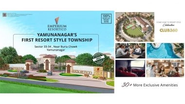 Business News | Phase 1 Sold out Within Days at a Remarkable Pace, Emperium Group Launches Phase 2 of Emperium Resortico in YamunaNagar, Haryana