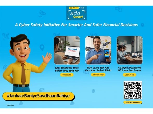 Business News | L&T Finance Ltd. Launches 'Sachet with Sachet,' a Cyber Safety Initiative for Smarter Financial Decisions