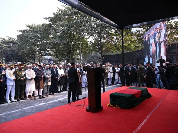 World News | Bangladesh Bids Farewell to Former PM Khaleda Zia as Leaders Pay Their Respects at Her Funeral
