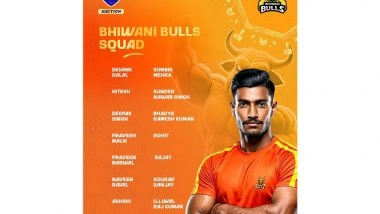 Sports News | Bhiwani Bulls Make a Solid Team with Highest Bid at KCL Auction