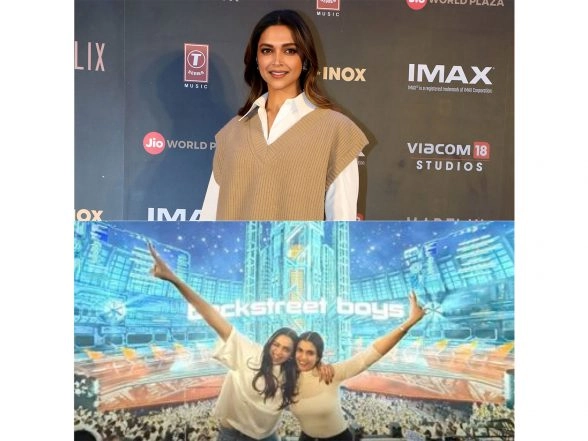 Entertainment News | Deepika Padukone Attends Backstreet Boys Concert with Friend in LA Amid New Year Festivities
